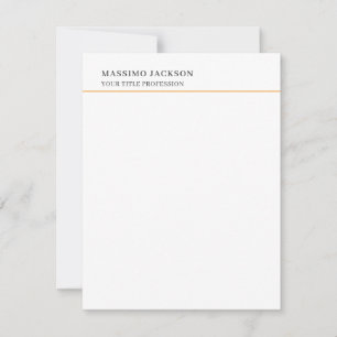 Minimalistische Klassieke Zakelijke Stijl RSVP Kaartje