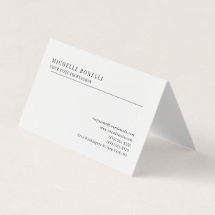 Minimalistische Klassieke Zakelijke Stijl Visitekaartjes