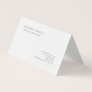 Minimalistische Klassieke Zakelijke Stijl Visitekaartjes