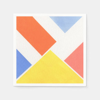 Minimalistische kleuren servet