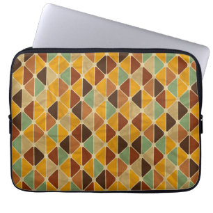 Minimalistische Kleurrijke Geometrie–Vers Stijlvol Laptop Sleeve