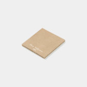 Minimalistische Kraft-script met landelijke uitstr Post-it® Notes (Schuin)