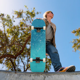 Minimalistische kunst: Gebroken ijs Skateboard