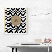 Minimalistische kunstdrukken Abstracte cirkelliefd Poster