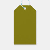Minimalistische kunstenclosure cadeaulabel (Achterkant)