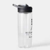 Minimalistische landenquête waterfles (Rechts)