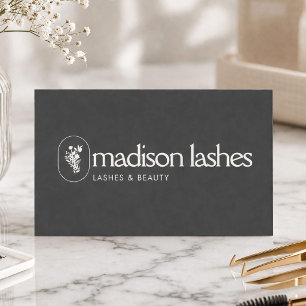 Minimalistische Lash Artist Beauty Branding Charco Visitekaartje