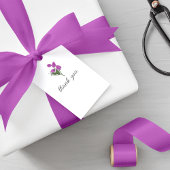 Minimalistische Lathyrus bruiloft Cadeaulabel