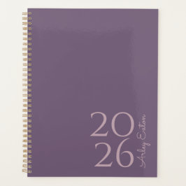Minimalistische Lavendel Custom Persoonlijk Maande Planner