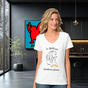 Minimalistische Leeuw Silhouet – Bewerkbare Tekst  T-shirt