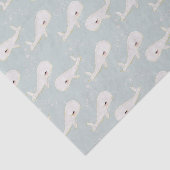 Minimalistische Leuke Boho Whale Zee Ocean Party D Tissuepapier (Detail)
