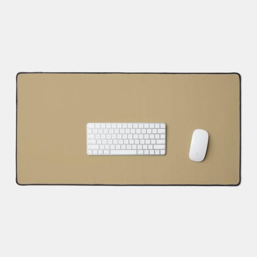Minimalistische Lichtbruine Desk Mat voor Thuis of (Keyboard & Muis)