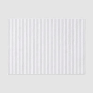 Minimalistische lichtgrijze en witte strepen tissuepapier