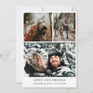 Minimalistische liefde en Bedankt Paars Foto Wedde