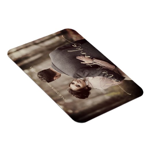 Minimalistische liefdesrelatie en Bedankt Whimsica Magneet (Rechterzijde)