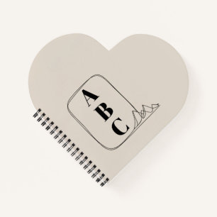 Minimalistische lijstkader notitieboek