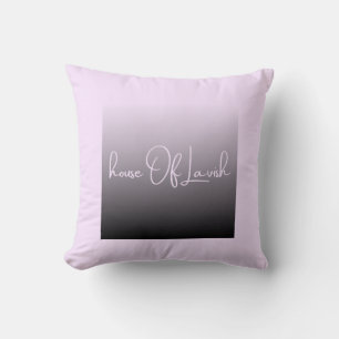 Minimalistische Lilac & Noir Esthetische Decoratie Kussen