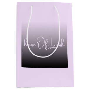 Minimalistische Lilac & Noir Ombre Luxe Cadeautas
