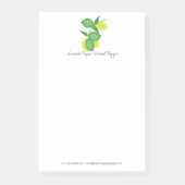 Minimalistische Limoen en Lemon Limoncillo Post-it® Notes (Voorkant)