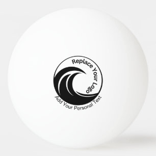 Minimalistische logo- & tekstvervanging  pingpongballen