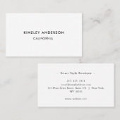 Minimalistische luxe boetiek visitekaartje (Voorkant / Achterkant)