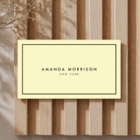 Minimalistische Luxe Boutique Geel/Zwart