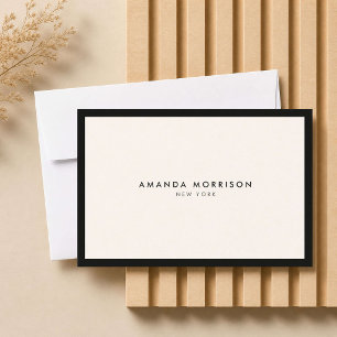 Minimalistische luxe boutique ivoor cadeaubon