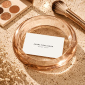Minimalistische Luxe Grimeur Ivory Visitekaartje