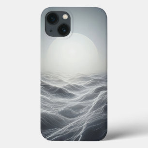 Minimalistische maan mesh telefoonhoes - Ethische iPhone 13 Hoesje