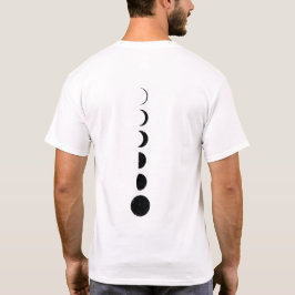 Minimalistische Maanfase T-Shirt