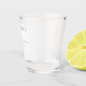 Minimalistische maanfasen hemelhuwelijk shot glas (Rechts)