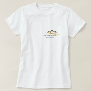 Minimalistische makelaarsonderneming t-shirt
