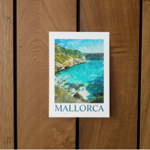 Minimalistische Mallorca Spanje Mediterraan Olie S Briefkaart