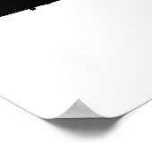 Minimalistische Massachusetts in het zwart Poster (Hoek)