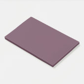 Minimalistische Matte Plum Post-It Notes (Schuin)