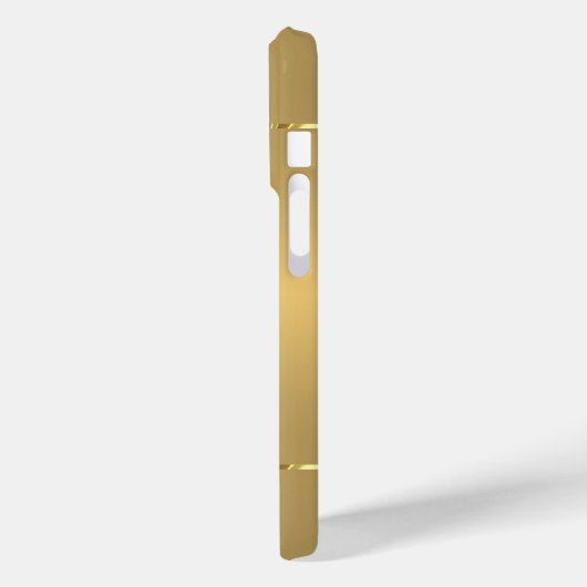 Minimalistische metallic gouden achtergrond Shiny  Case-Mate iPhone Case (Achterkant / Links)