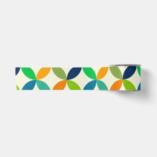 Minimalistische mid-century moderne geometrische lint