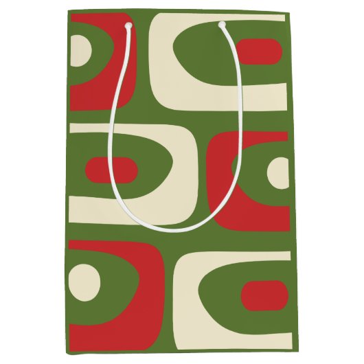 Minimalistische middagkerstavond Abstract Medium Cadeauzakje (Voorkant)