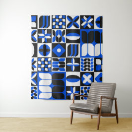 Minimalistische Middeleeuwse moderne Coffee-Mok Wandkleed