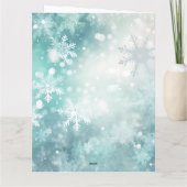 Minimalistische moderne aangepaste kerstkaart kaart (Achterkant)