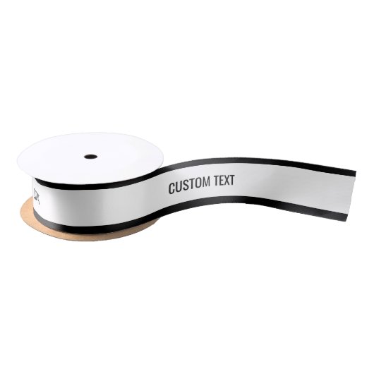 Minimalistische moderne aangepaste tekst Elegant z Lint (Spoel)