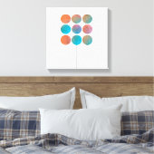 minimalistische moderne abstracte kunst canvas afdruk (Insitu (Slaapkamer))