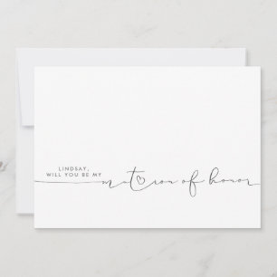 Minimalistische moderne bewerkbare kleuren, matron