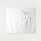 Minimalistische moderne Chic Script Graduation Par Wandkleed (Voorkant (horizontaal))