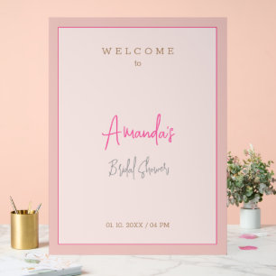 Minimalistische Moderne Cute Bruiloftsborrel Acryl Bord