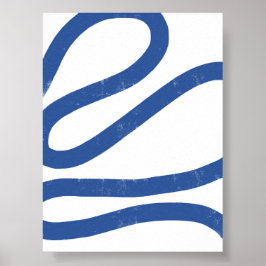 Minimalistische moderne decoratieve muurprint poster