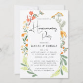 Minimalistische moderne elegante housewarming part kaart (Voorkant)