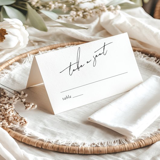 Minimalistische moderne en speelse script
