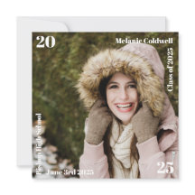 Minimalistische moderne fotocollage Afstuderen