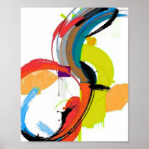 Minimalistische moderne geometrische kunstposter